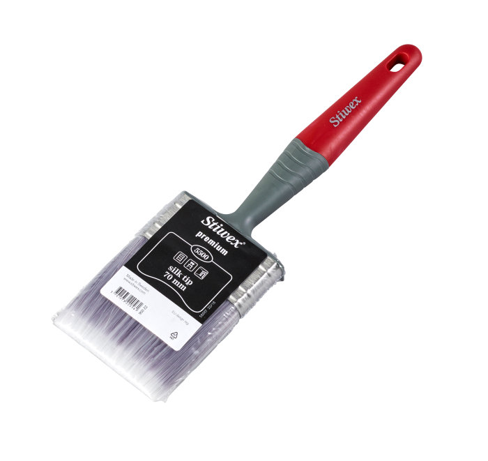 Flatpensel silke 70 mm - Stiwex